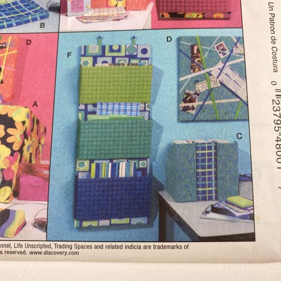 McCalls Pattern M4799 Trading Spaces Bedroom Accessories Uncut FF y2k TLC 2005 - Picture 6 of 10